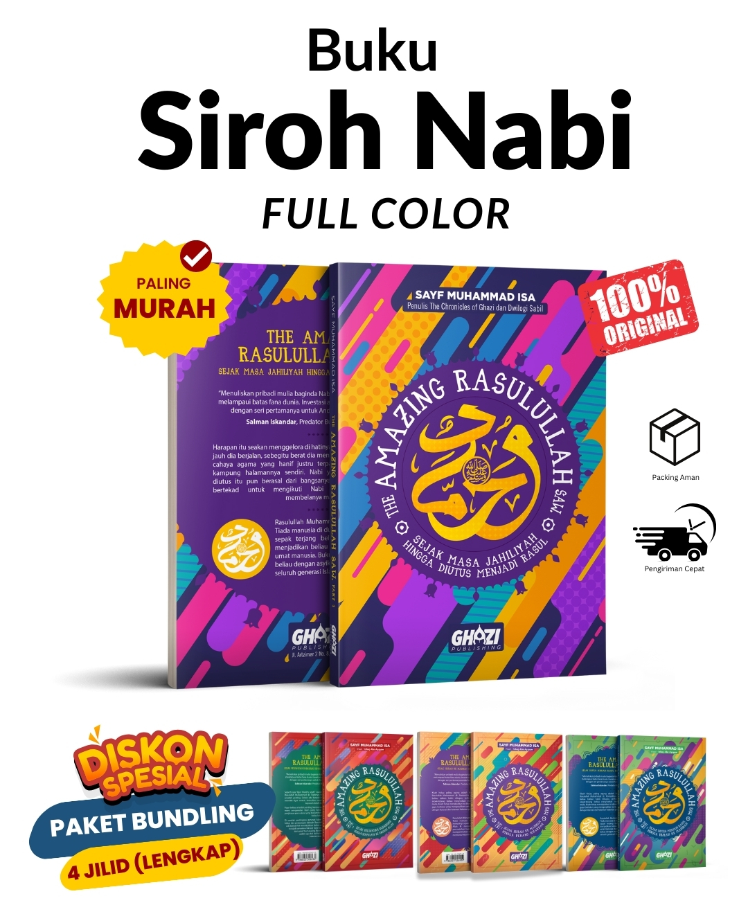 Bundling 4 Seri The Amazing Rasulullah
